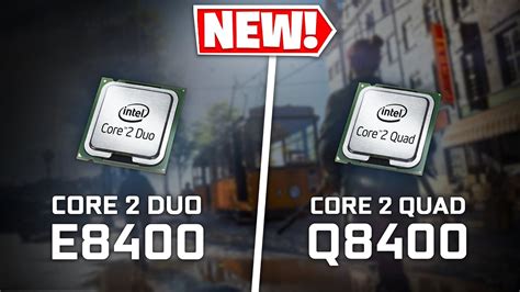 Core 2 Duo E8400 vs. Core 2 Quad Q8400 [em 4 benchmarks].